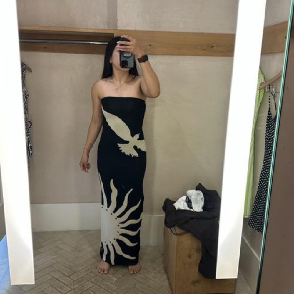 NWT! Anthropologie The Mesa Strapless Column Midi Dress by Celandine - 🪞 - Picture 8 of 10